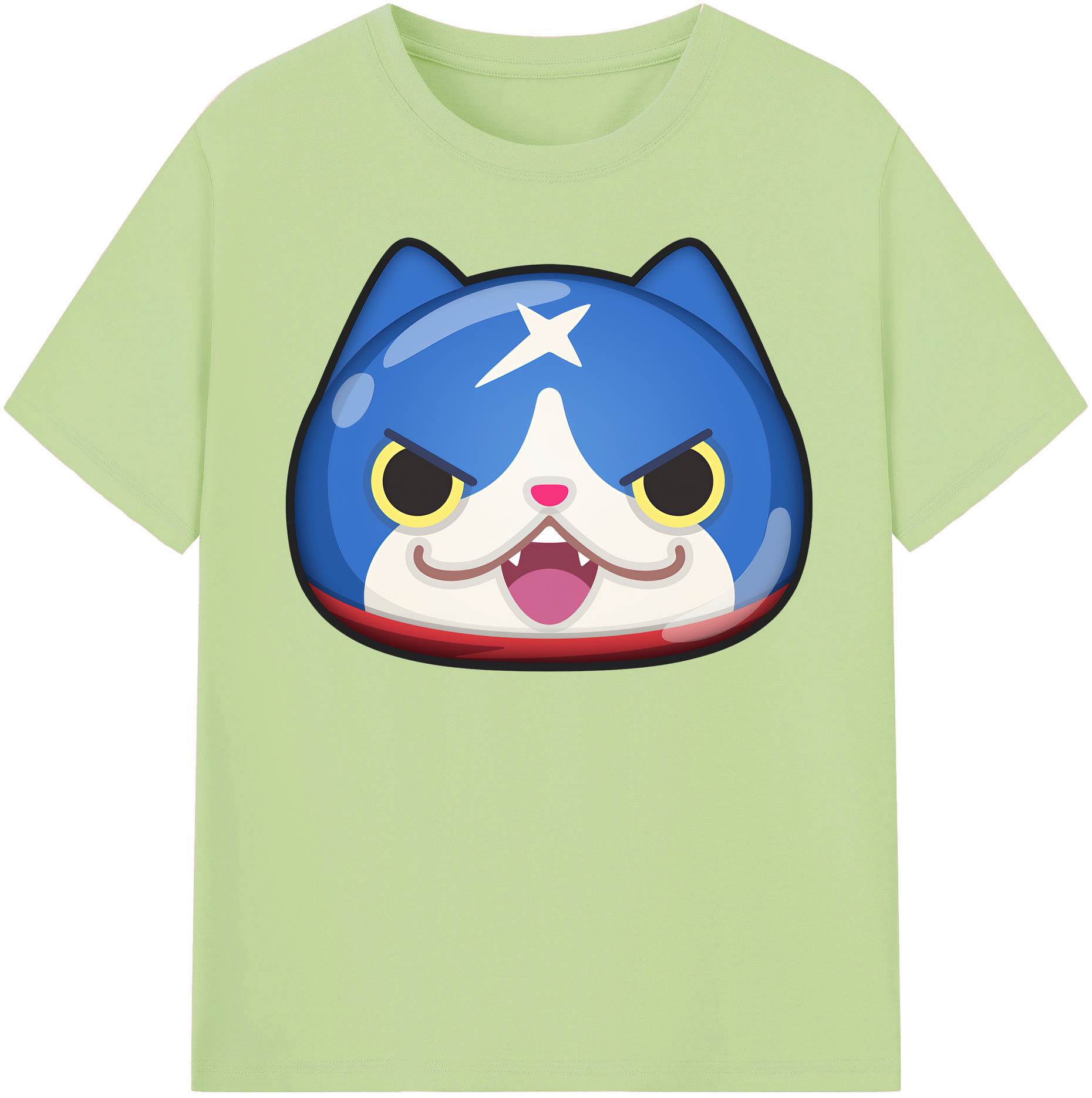（画像用） 妖怪ウォッチ Yo-kai Watch 綿100％半袖Tシャツ（フロントプリント）